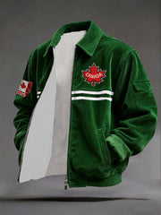 Men's CANADA Printed Casual Jacket