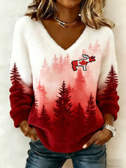 Women's CANADA Printed Casual Top