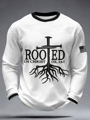Men's Rooted in Christ Waffle T-Shirts