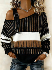 Women's Retro Western Printed Long Sleeve Top