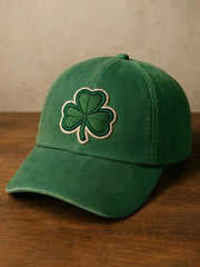 Unisex St Patrick's Day Shamrock Print Hat