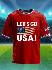 Men's USA Soccer Printed T-shirt