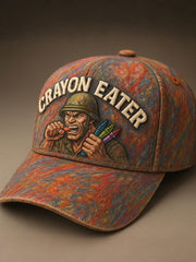 Crayon Eater Veteran Unisex Retro Hats