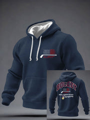 Men's American Hockey Printed Casual Hoodie