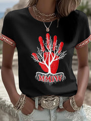 Women's MMIW Print Casual T-Shirt