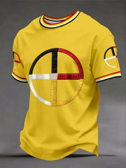 Men's Indigenous Medicine Wheel T-Shirts