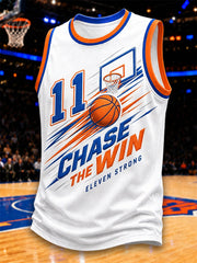 Men's GO NEW YORK GO! Gift For Basketball Fans Print Casual Vest