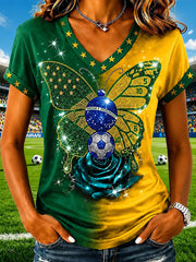 Women's Brazil 2026 Casual T-Shirt
