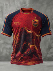 Men's ESPAÑA Football Short Sleeve T-shirt