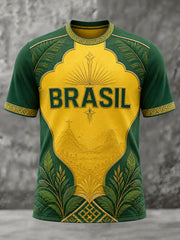 Men's Gift For Football Fans Print Casual Tee