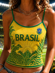 Women's Gift For Football Fans Print Casual Camisole