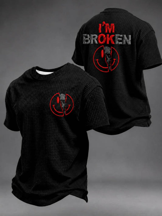 Men's I'm Ok I'm Broken Waffle Short Sleeve
