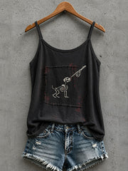 Women's Gothic Skull Tank Top