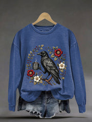 Women’s 'Is He Dead Yet' Printed Casual Sweatshirt