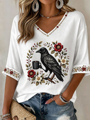 Women’s 'Is He Dead Yet' Printed Casual T-Shirt
