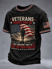 Men's Veterans Day Theme Short Sleeves T-Shirt
