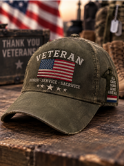 Unisex U.S. Veterans Day Printed Hat