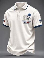 Men's Armistice du 11 Novembre Printed polo shirt