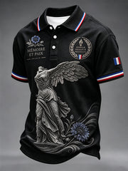 Men's French Armistice Day Commemorative Printed Shirt