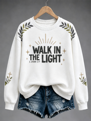 Women's Jesus Is The Light Regular Sweatshirt