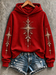Women's Christmas Print Casual Hoodie