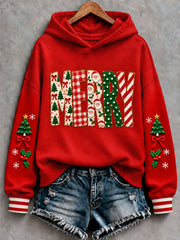 Women's Funny Christmas Santa Claus Print Casual Regular Sweatshirt