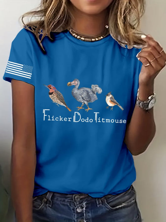 Women's Animal FDT Printed Casual T-Shirt