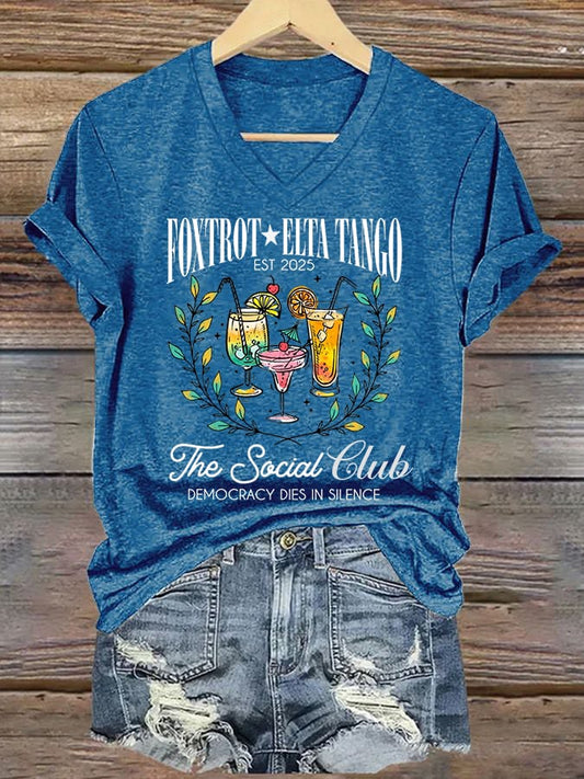 Women's Fashion Print Casual T-Shirt