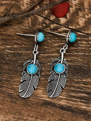 Native American feather earrings