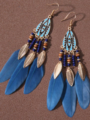 Native American feather earrings