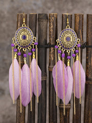 Native American feather earrings