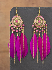 Native American feather earrings
