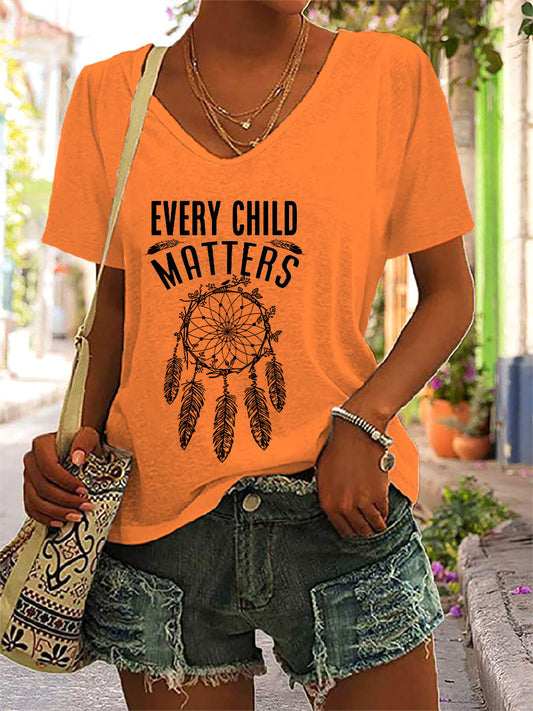 Women's Every Child Matters Print T-shirt