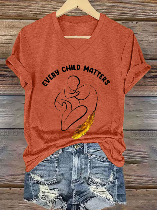 Women's Every Child Matters Print T-shirt