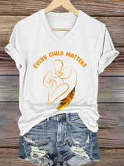 Women's Every Child Matters Print T-shirt