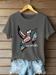 Women's Every Child Matters Printed Casual T-Shirt