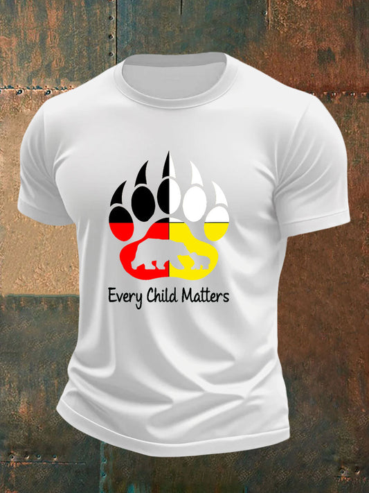 Men's Every Child Matters Printed Casual T-Shirt