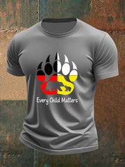 Men's Every Child Matters Printed Casual T-Shirt