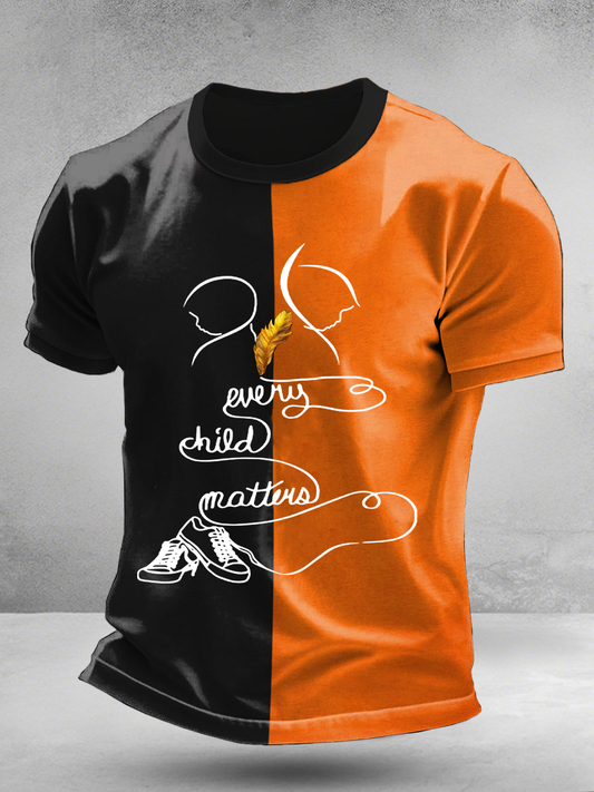 Men's Every Child Matters Printed Casual T-Shirt