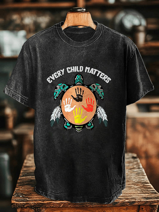 Men's Every Child Matters Printed Casual T-Shirt