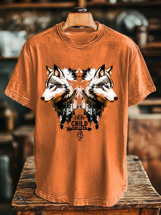 Men's Every Child Matters Printed Casual T-Shirt