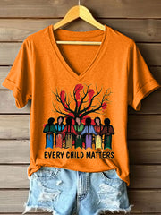 Women's Every Child Matters Floral Print T-Shirt