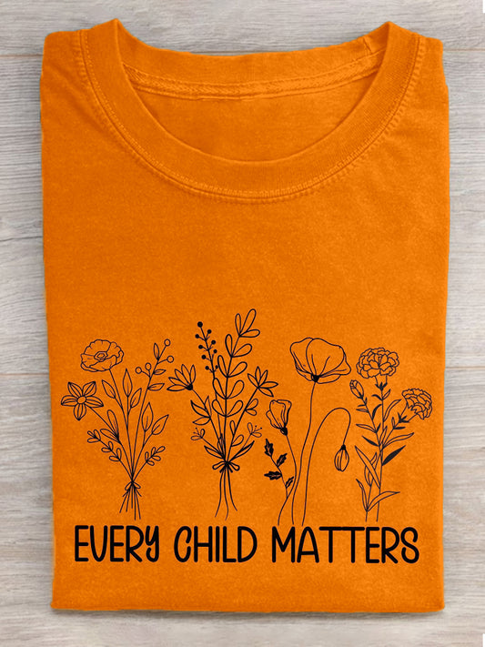 Women's Every Child Matters Floral Print T-Shirt