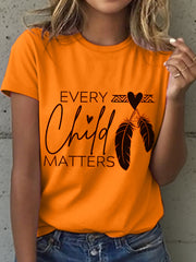 Women's Every Child Matters Floral Print T-Shirt