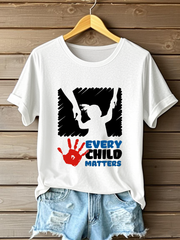 Women's Every Child Matters Printed Casual T-Shirt