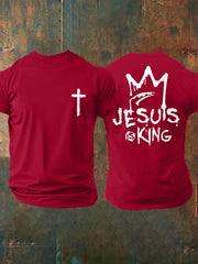 Men's Jesus Is King Casual Tee