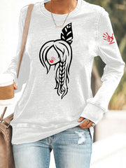Women's MMIW Printed Casual Sweatshirt