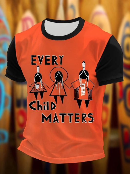 Men's every child matters Orange Shirt Day T-shirts