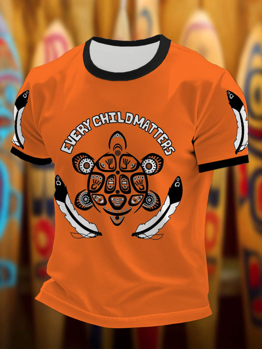 Men's every child matters Orange Shirt Day T-shirts