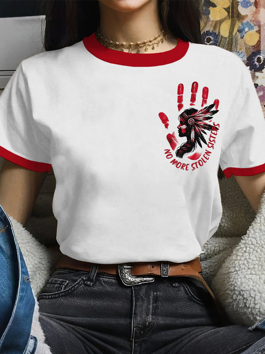 Women's no more stolen sisters T-shirts